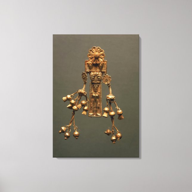 Svarande, från Camiros necropolis, c.630-620 BC Canvastryck (Framsida)