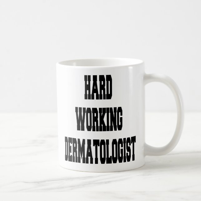 Svårarbetshämmande dermatolog kaffemugg (Höger)