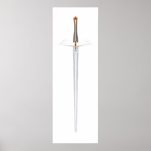 Svärd av andeaffischen (12 x 36) poster