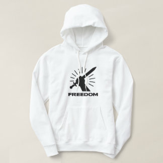 svärd för frihet grafik hoodie