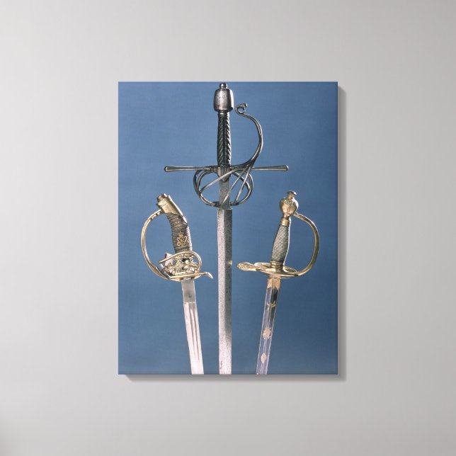 Svärd för infanteriofficeren canvastryck (Framsida)