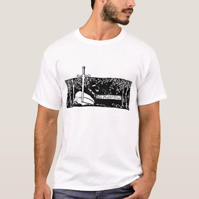 Svärd i stenen t shirt (Framsida)