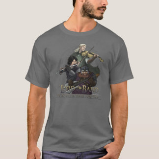 Svärd pilbåge, mörk skjorta för yxa (bekläda), t-shirt