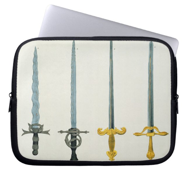 Svärd pläterar från 'en historia av utvecklingen a laptop sleeve (Framsidan)