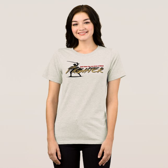 Svärdfighter | Långärmad för kvinnor T Shirt (Framsida Full)