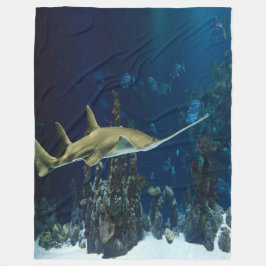 Svärdfisk Fleecefilt