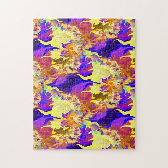 Svärdfisk i havet... pussel (Vertikal)