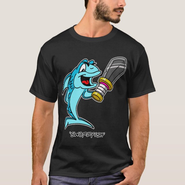 Svärdfisk Karaktär T Shirt (Framsida)