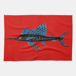 Svärdfisk Kökshandduk