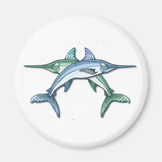 Svärdfisk Magnet (Framsidan)