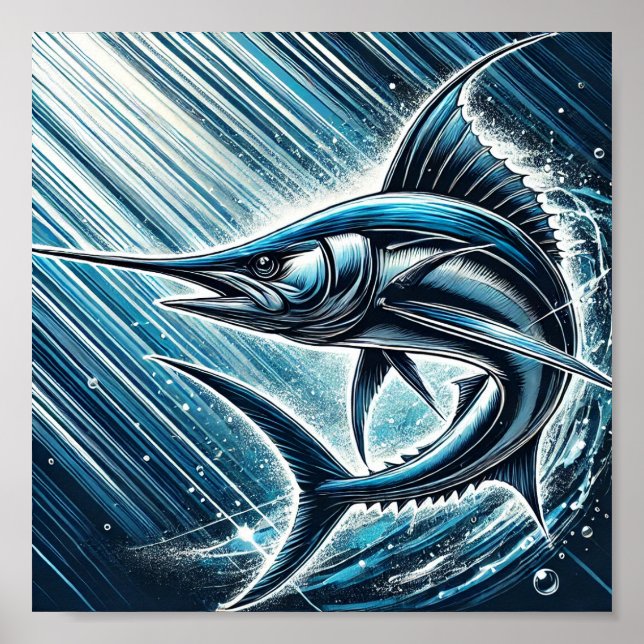 Svärdfisk Poster (Framsidan)