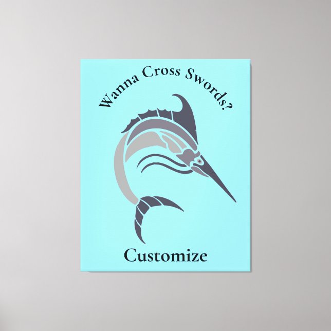 Svärdfisk thunder_Cove Canvastryck (Framsida)