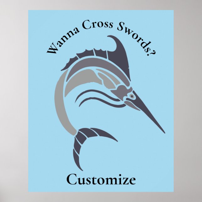 Svärdfisk thunder_Cove Poster (Framsidan)