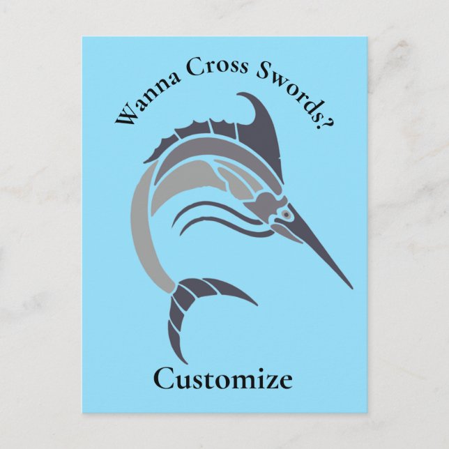 Svärdfisk thunder_Cove Vykort (Framsida)