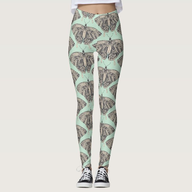svärdfjärilsmussla leggings (Framsida)
