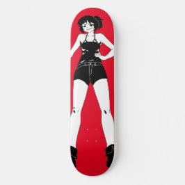 Svärdkvinna Anime Girl Skateboard Deck