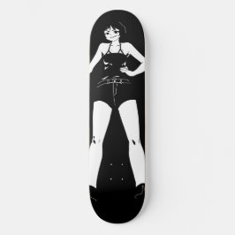 Svärdkvinna Anime Girl Skateboard Deck