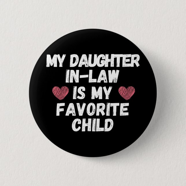 Svärdotter är mitt favoritbarn - Rolig pappa M Knapp (Framsida)