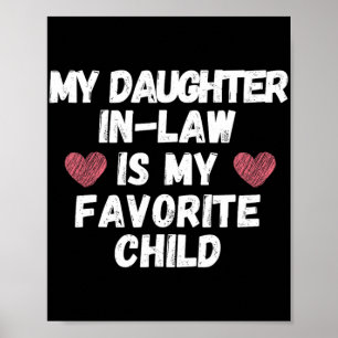 Svärdotter är mitt favoritbarn - Rolig pappa M Poster