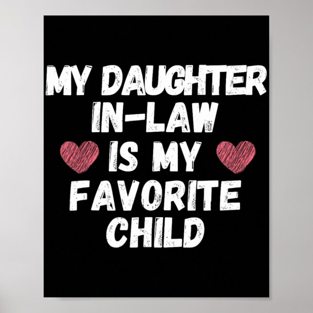Svärdotter är mitt favoritbarn - Rolig pappa M Poster (Framsidan)