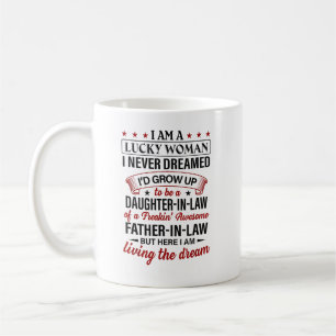 Svärdotter till en fantastisk svärfar kaffemugg