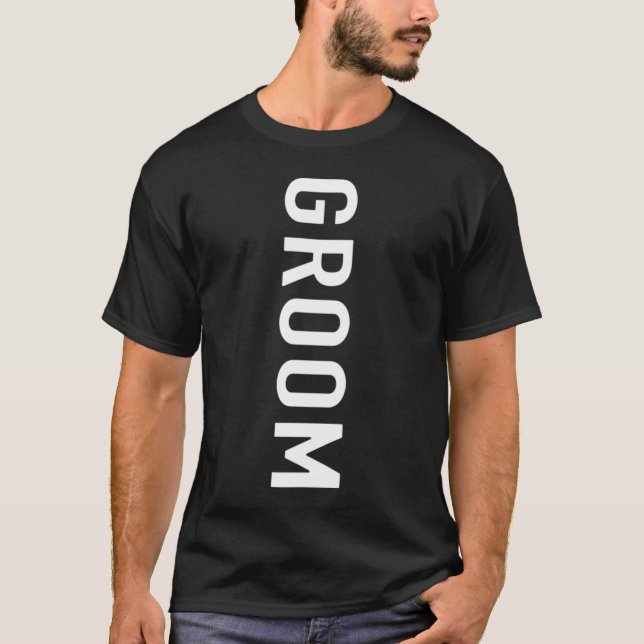 Svärdpyjamas för Brudgummen T Shirt (Framsida)