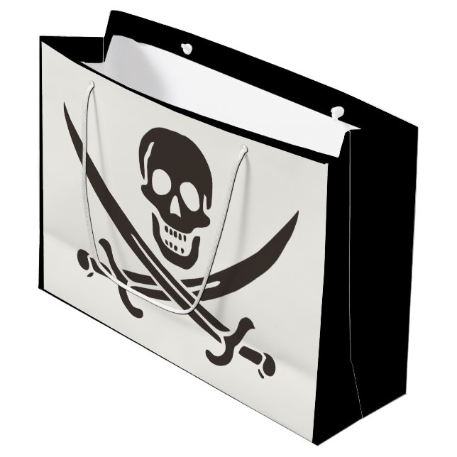 Svardsmanspannkopp Piratflagga för Calico Jack (Framsidan Vinklad)