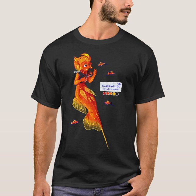 Svärdstjärtfisk (Mermay 2024/5) T Shirt (Framsida)