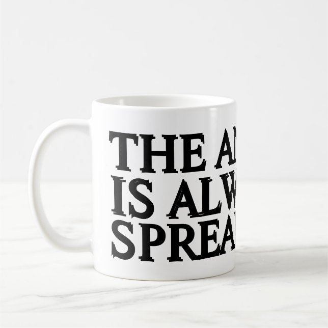 Svaret är alltid ett kalkylblad kaffemugg (Vänster)