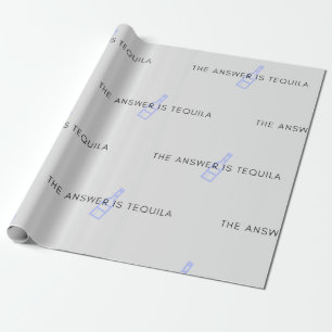 Svaret är tequila T-shirt Presentpapper
