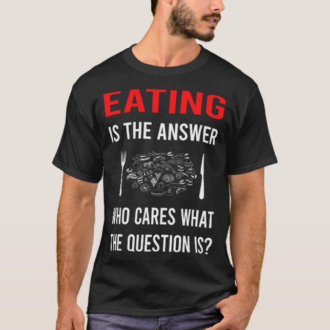 Svaret Äter T Shirt (Framsida)