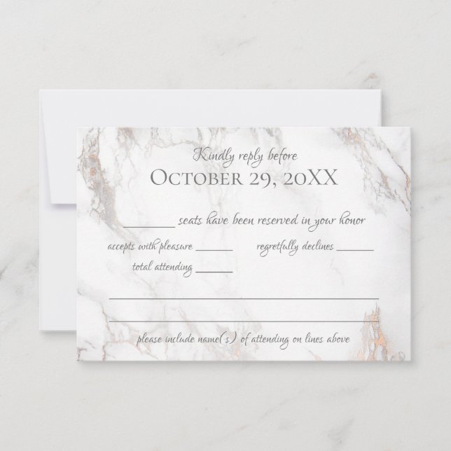 Svaret från Marble och Ro Guld OSA Kort (Framsida)