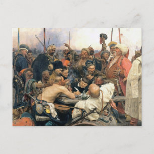 Svaret från Zaporozhian Cossacks Vykort