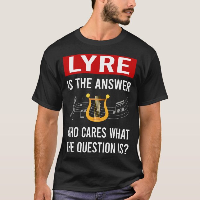 Svaret Lyre T Shirt (Framsida)