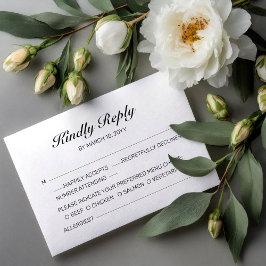 Svaret på din bröllopsinbjudan på stranden inbjudningar