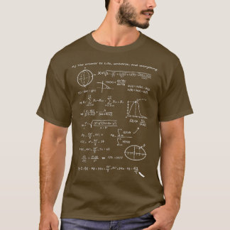 svaret på universums liv och allt 42 t shirt