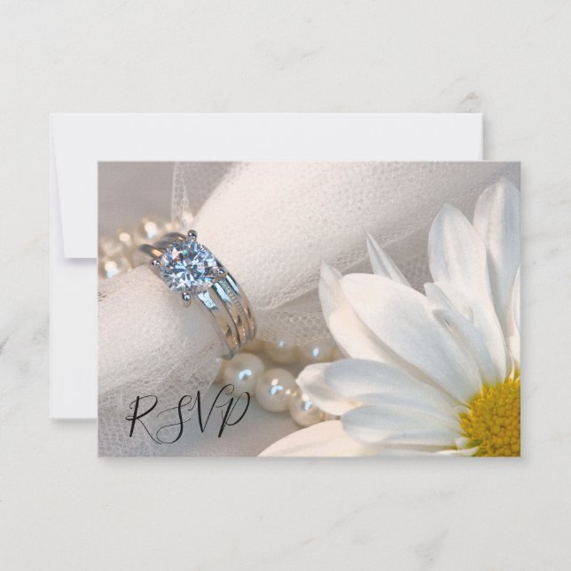 Svaret på vit Daisy Elegance Bröllop OSA (Framsida)
