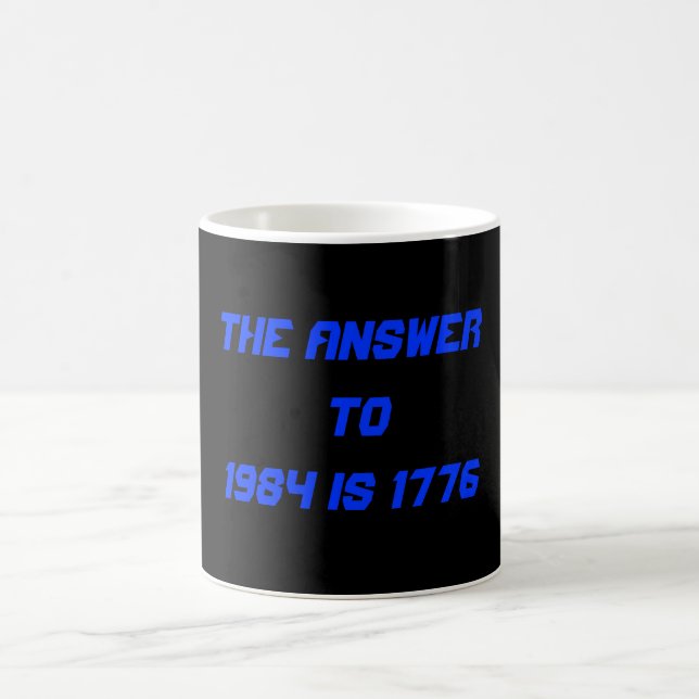 Svaret till 1984 är 1776 kaffemugg (Center)