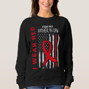 Svärfar Hjärtmedvetenhet Flagga Matchande T Shirt