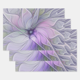 Svårforcerad modern abstrakt fraktal konst blomma
