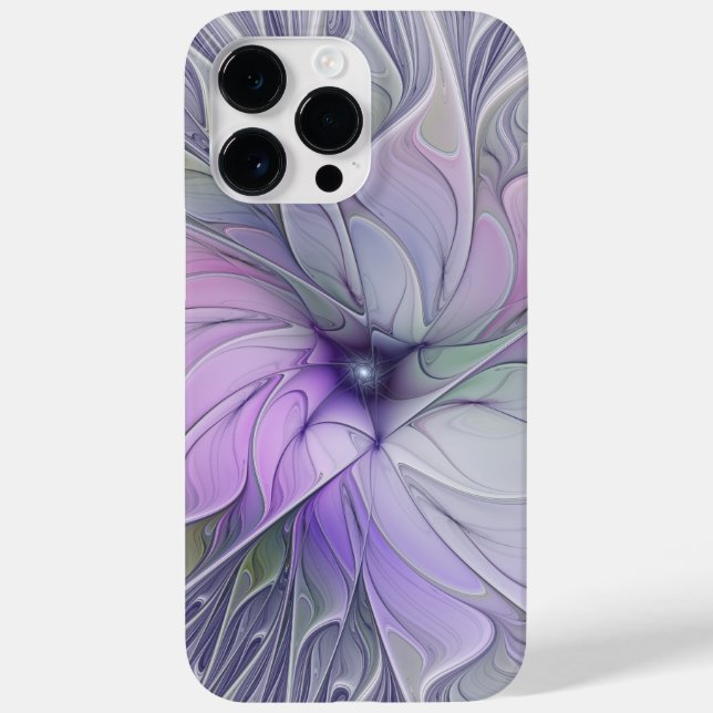 Svårforcerad modern abstrakt fraktal konst blomma (Baksida)