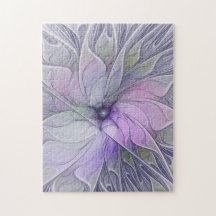 Svårforcerad modern abstrakt fraktal konst blomma