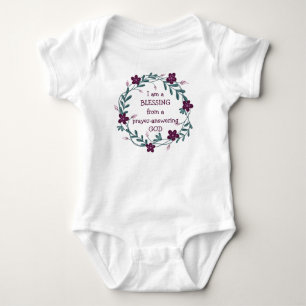 SVARGUD FÖR BLESSING PRAYER Blommigt Utandning T Shirt