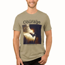 Svårigheter i ansikte med mod och framgång följer