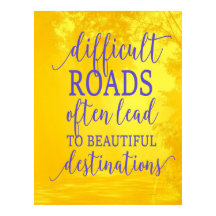 Svårighetsvägar för inspirerande citattecken