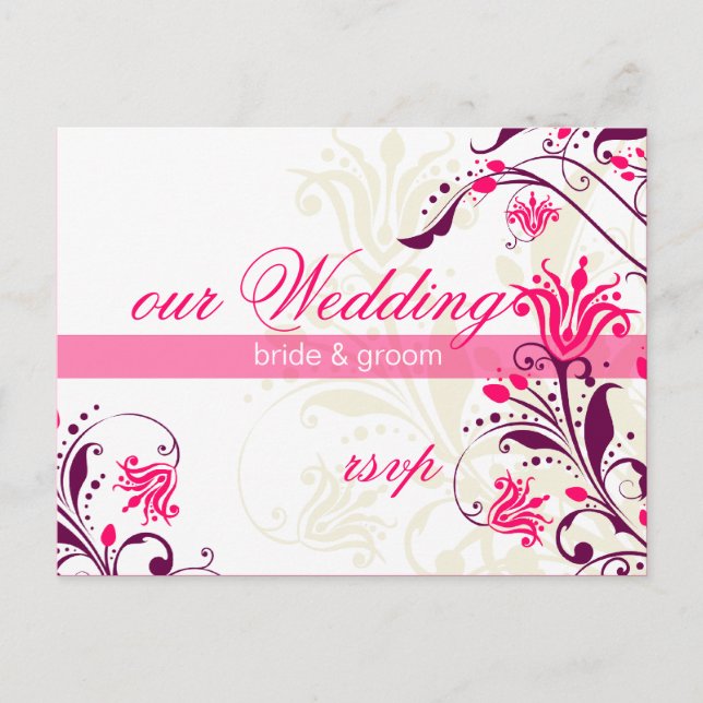 SVARKORT FÖR osa: lily Inbjudan Vykort (Framsida)