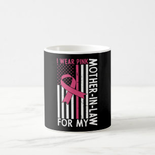 Svärmor Family Matching Breast Cancer Gift Kaffemugg