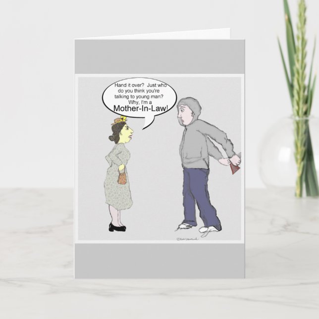 Svärmor får väl tänkande av dig kort 2 (Framsida)