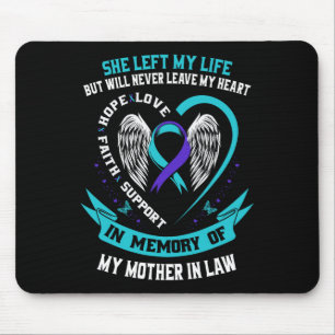 Svärmor för Lila Suicide Awareness Shirt Musmatta