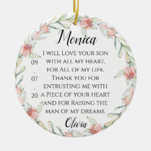 Svärmor Gift Ceramic Ornament